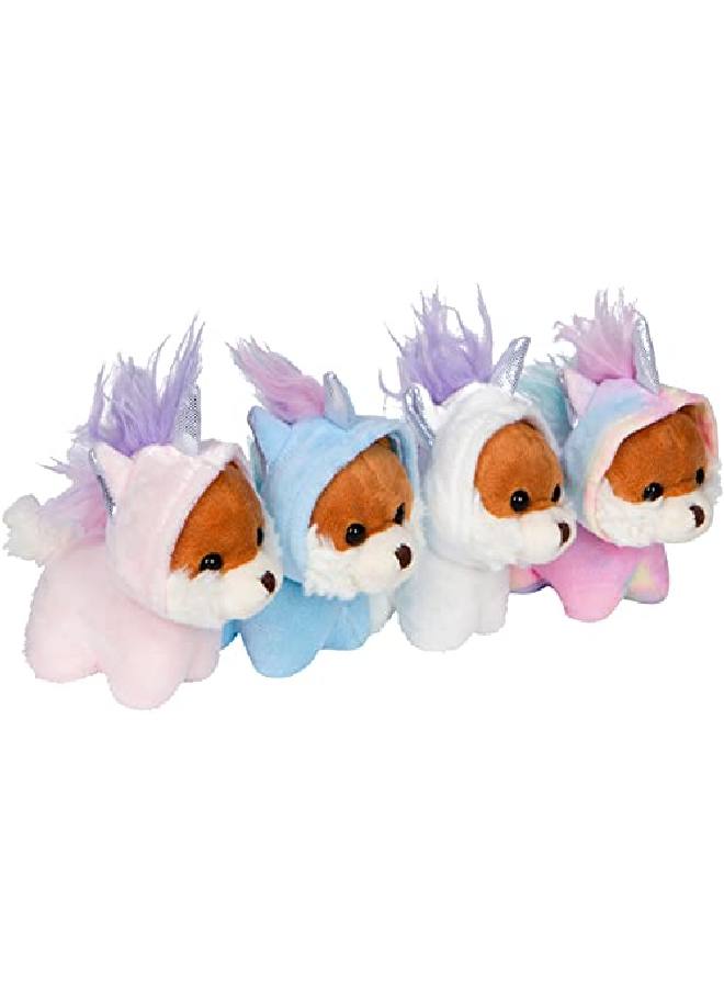 Snugababies Narwhal Unicorn Stuffed Animals For Girls Ages 3 4 5 6 7 8 Years; Stuffed Mommy Unicorn With 4 Baby Unicorns In Her Tummy; Toy Unicorn Pillows For Girls