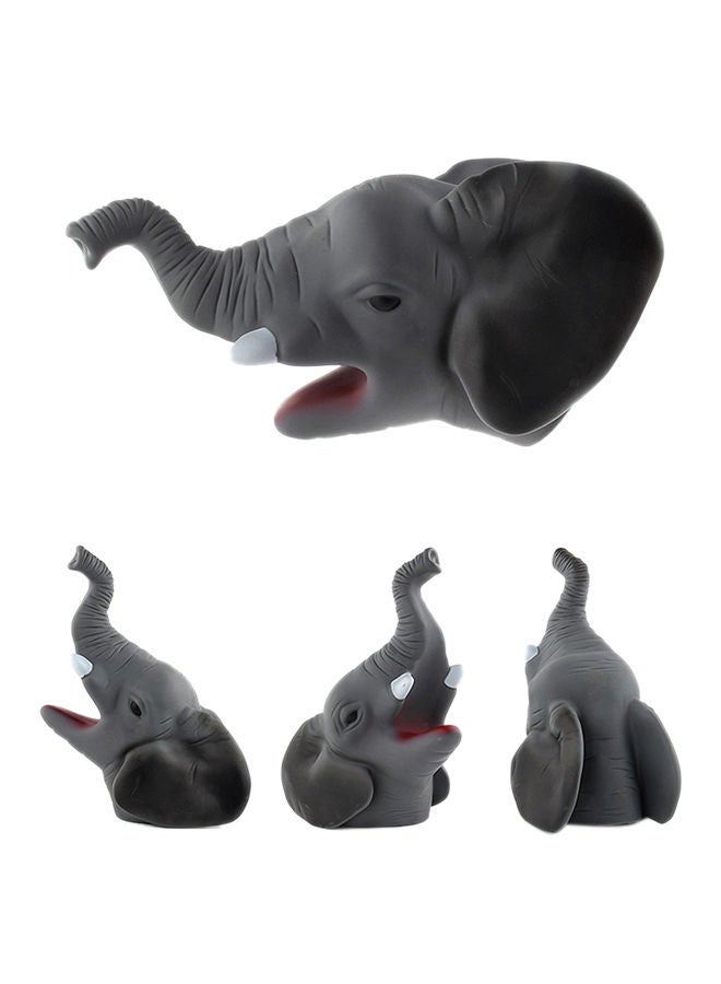 Soft Glue Elephant Pattern Hand Puppet