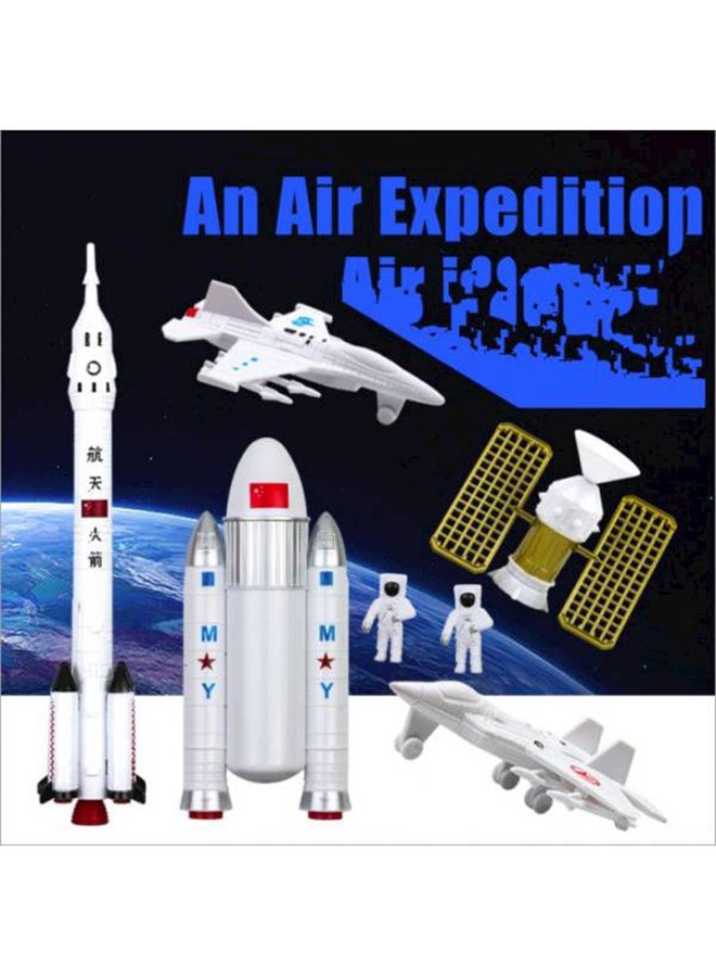Space Exploration Rocket Satellite Set