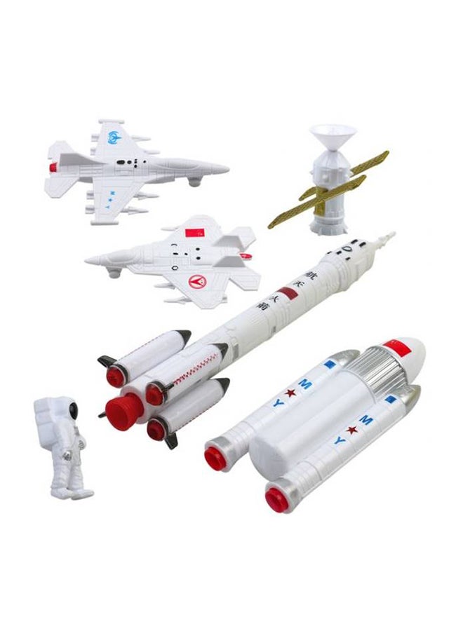 Space Exploration Rocket Satellite Set