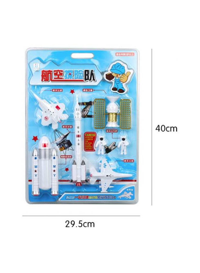Space Exploration Rocket Satellite Set