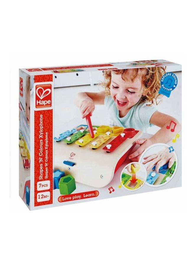 Shape Sorter Xylophone E0334 9.8x3.1x7.8inch
