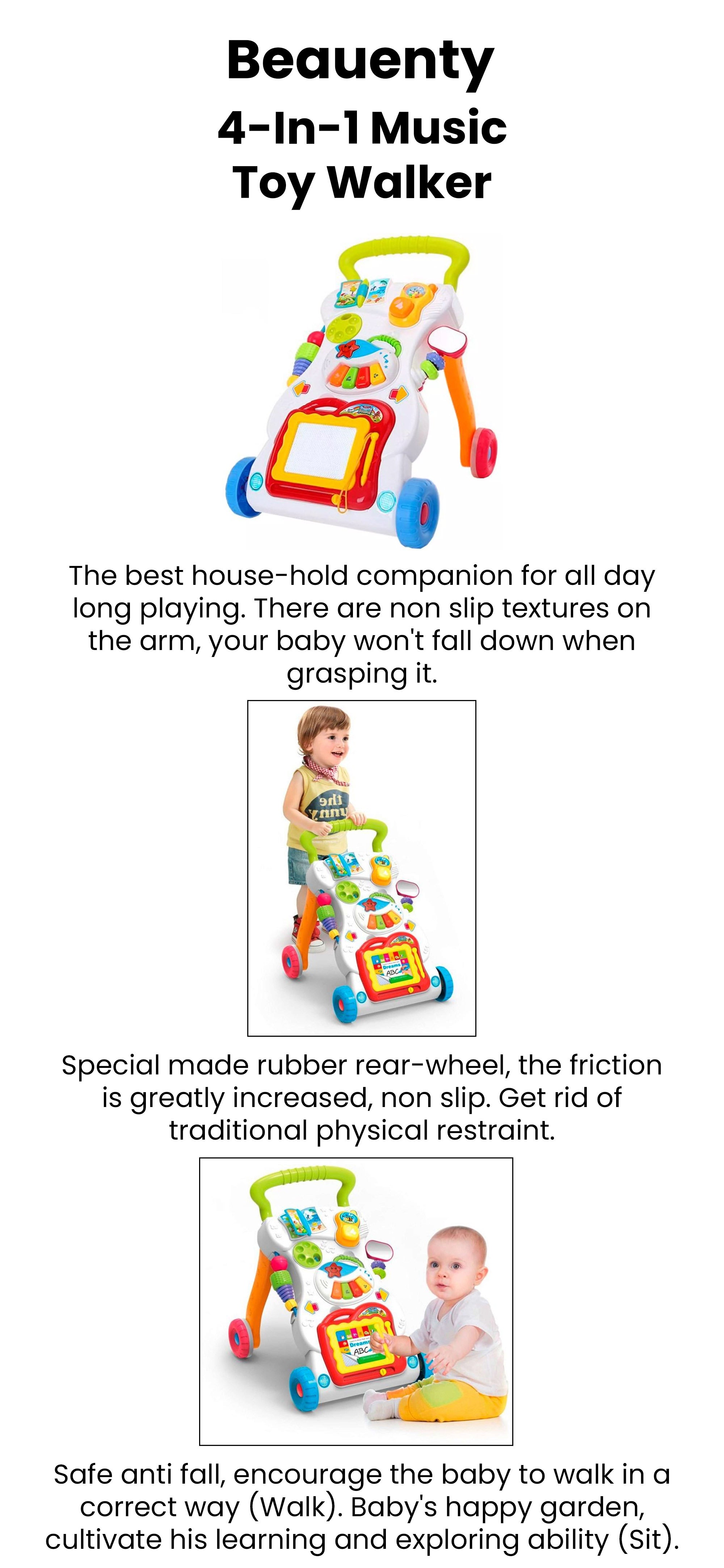 4-In-1 Music Toy Walker