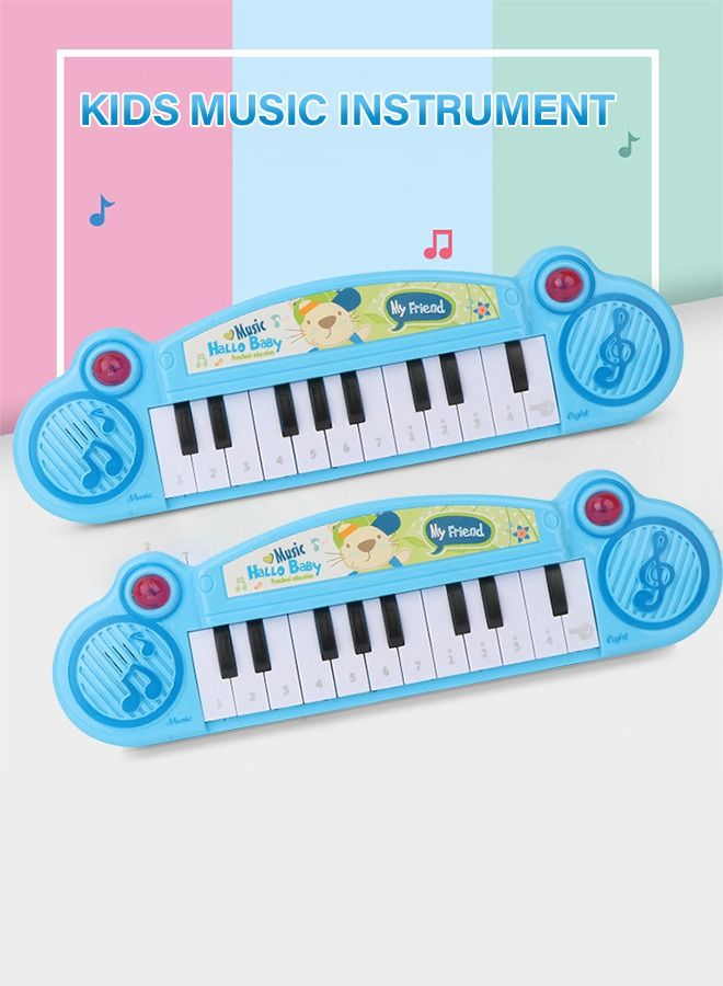 Kids Keyboard Piano Portable Electronic Musical Instrument Multi-Function Music Keyboard Piano for Kids Early Learning Educational Toy