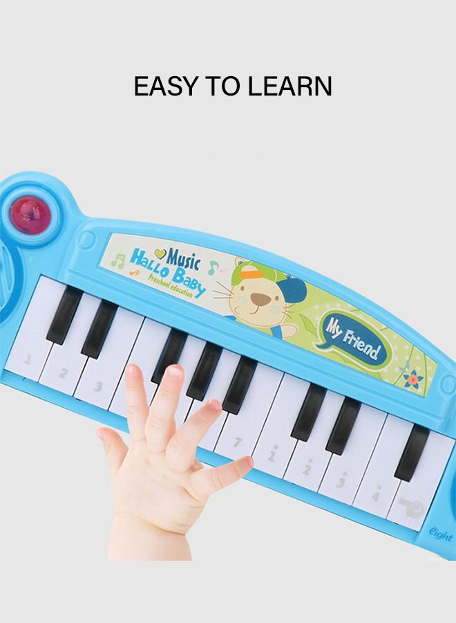 Kids Keyboard Piano Portable Electronic Musical Instrument Multi-Function Music Keyboard Piano for Kids Early Learning Educational Toy