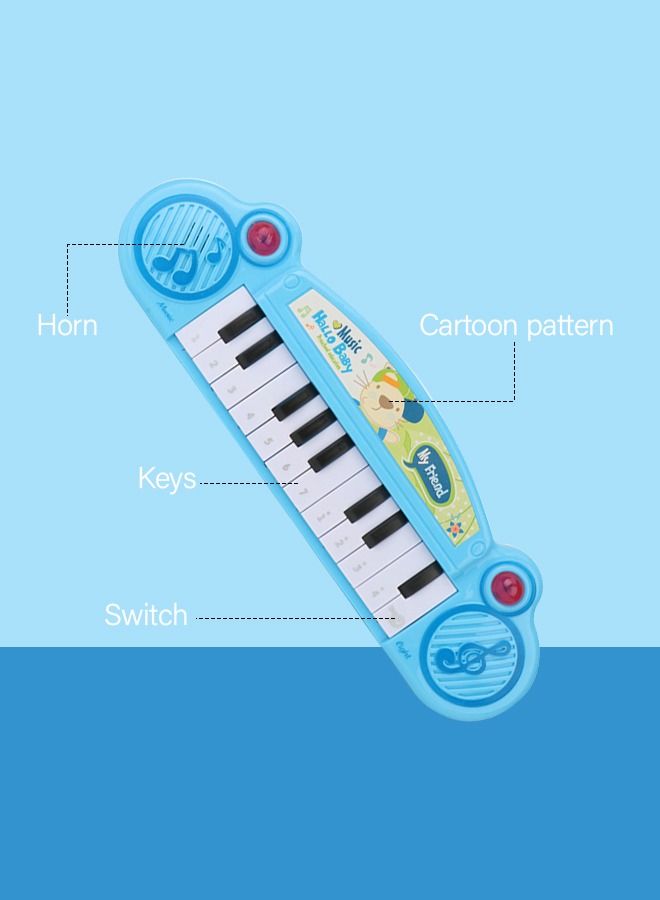 Kids Keyboard Piano Portable Electronic Musical Instrument Multi-Function Music Keyboard Piano for Kids Early Learning Educational Toy
