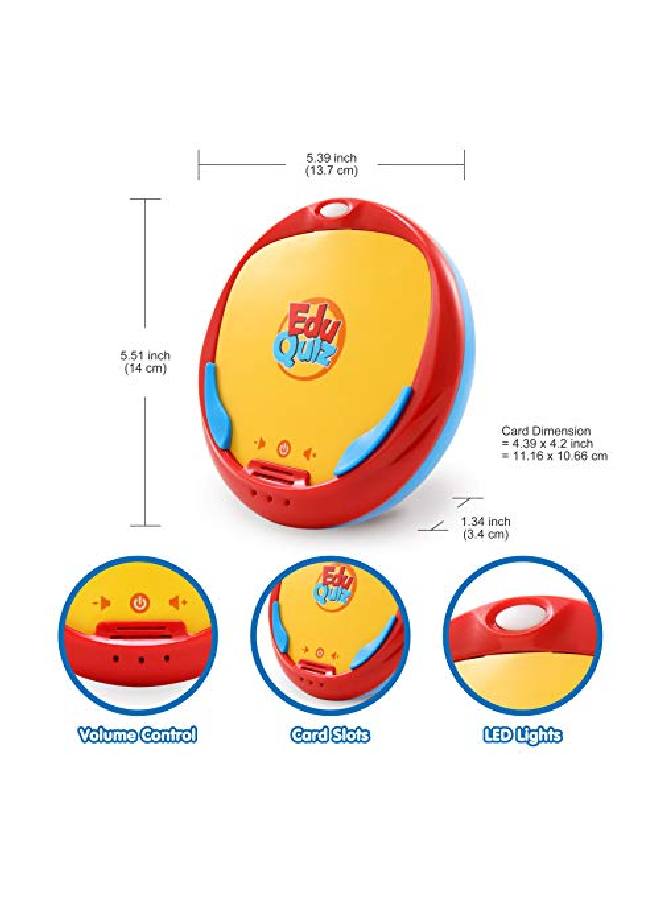 Eduquiz Basic Set I - Interactive Self Learning Educational Matching Toy For Kids Boys & Girls