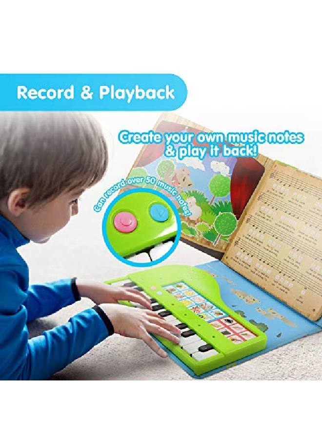 My First Piano Book - Educational Musical Toy For Toddlers Kids Ages 3 Years And Up - Ideal Gift For Boys And Girls