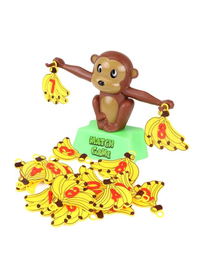 Digital Banana Monkey Balancing Mathematical Learning Education Toys 22x6x17cm