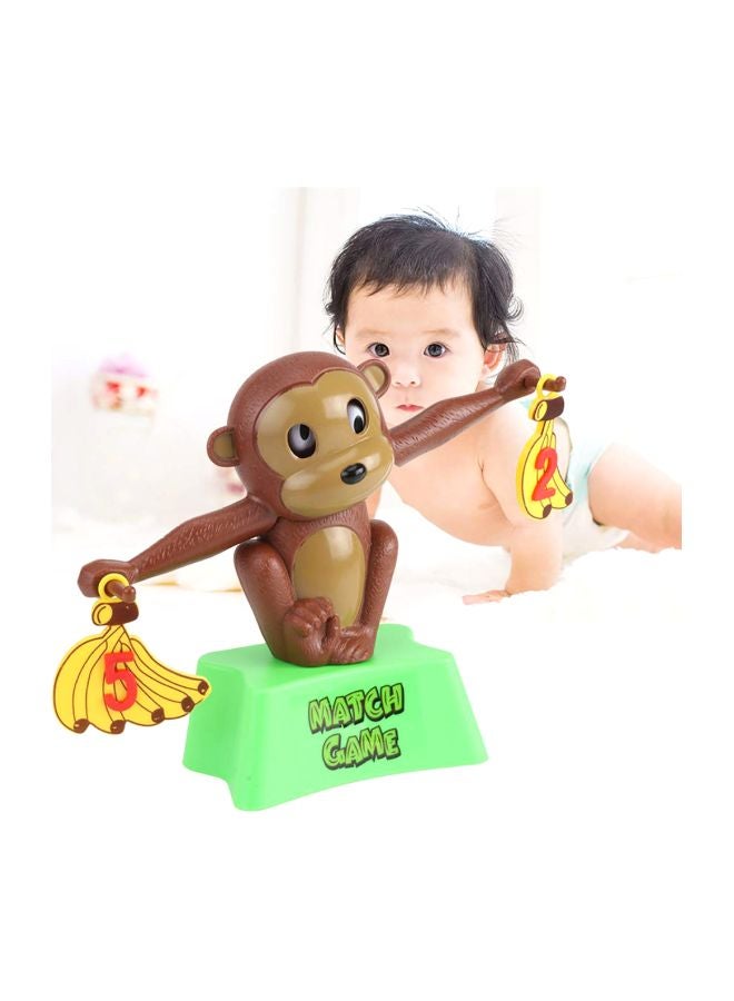 Digital Banana Monkey Balancing Mathematical Learning Education Toys 22x6x17cm