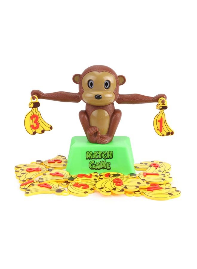 Digital Banana Monkey Balancing Mathematical Learning Education Toys 22x6x17cm