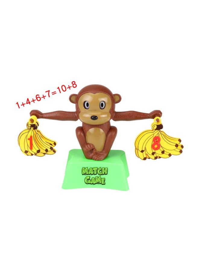 Digital Banana Monkey Balancing Mathematical Learning Education Toys 22x6x17cm