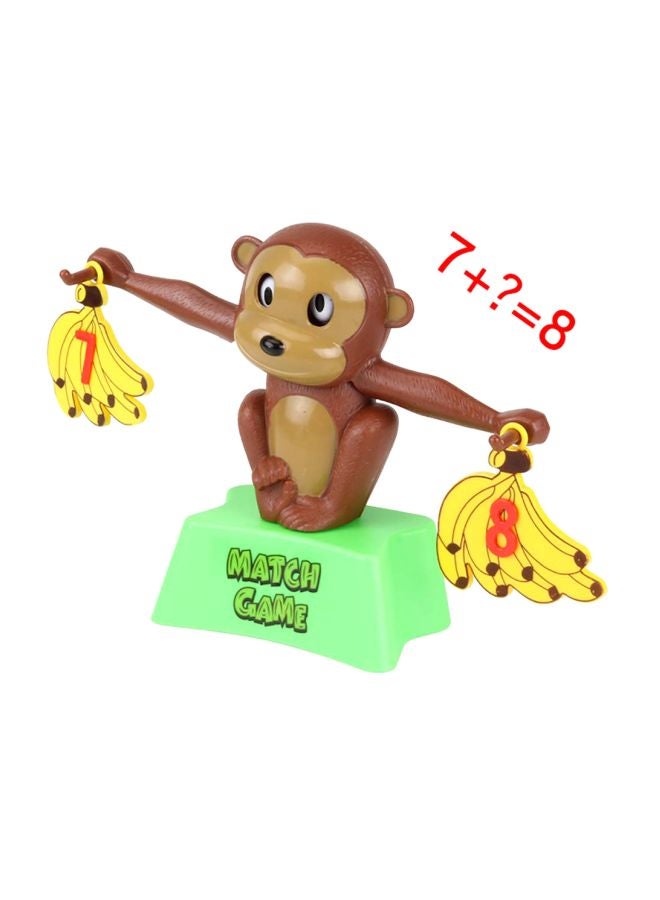 Digital Banana Monkey Balancing Mathematical Learning Education Toys 22x6x17cm
