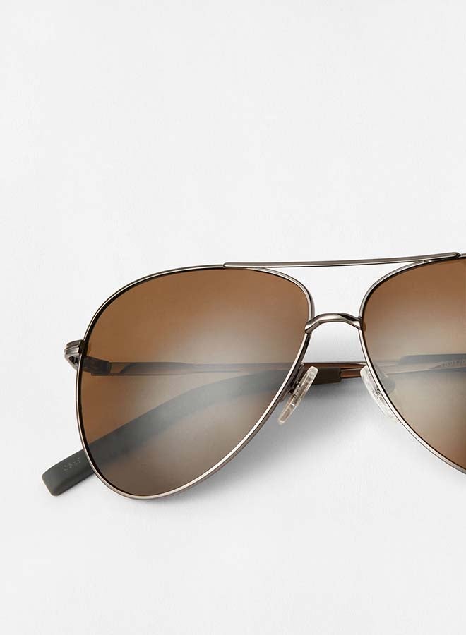 Men's UV Protection Aviator Sunglasses - Lens Size: 60 mm