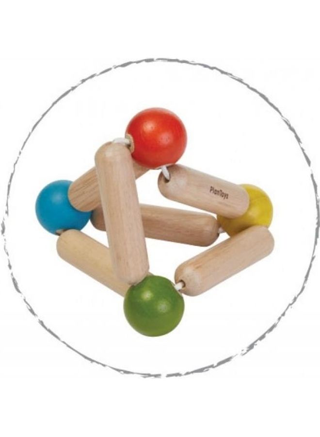 Wooden Triangle Clutching Toy 11 x 9.8 x 9cm