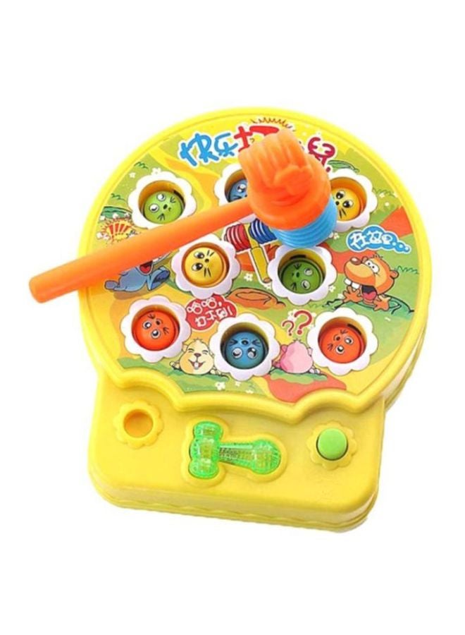 Electric Music Whack-A-Mole Pounding Toy With Mallet 34.4x20.5x13.2cm