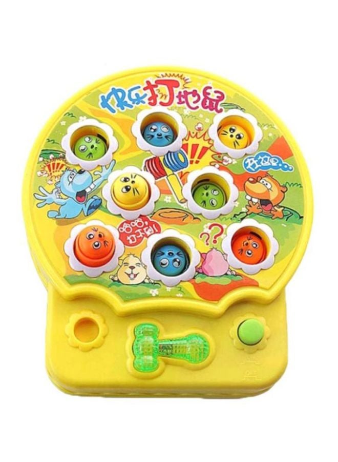 Electric Music Whack-A-Mole Pounding Toy With Mallet 34.4x20.5x13.2cm