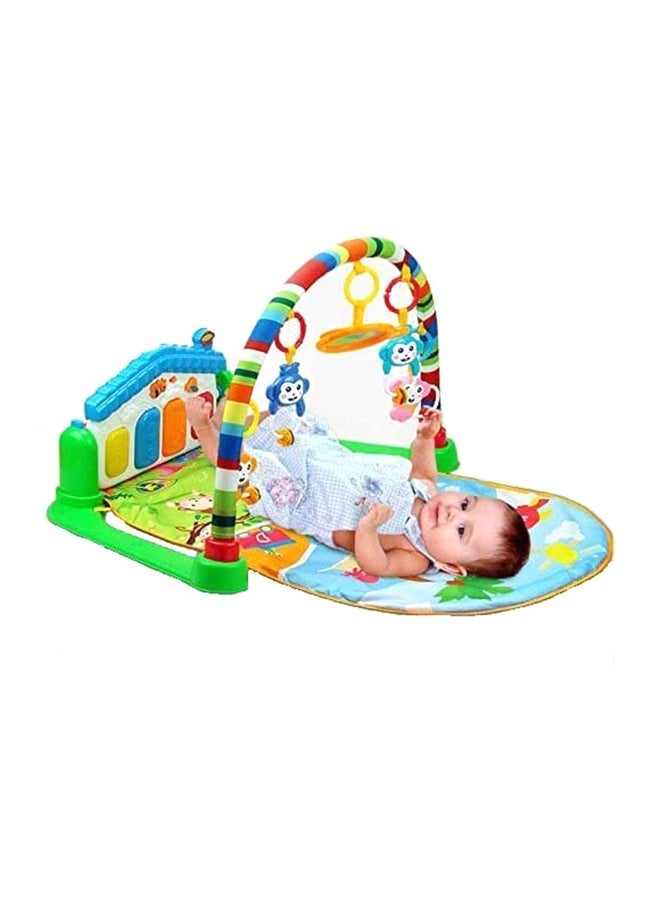 3-In-1 Educational Playful Carpet Gym With Toys Assorted Made Of Non Toxic Materials 84x64x44cm