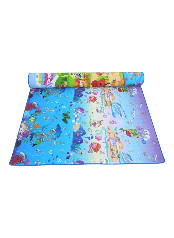 Ocean World And Fruit Letter Pattern Playing Mat