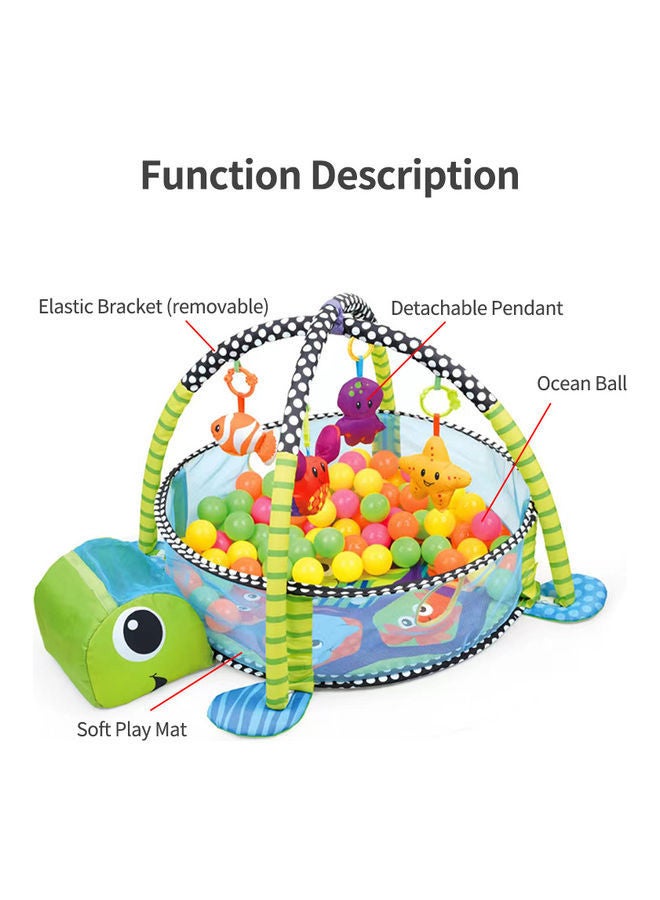 Multifunctional Baby Activity Fitness Ball Game Mat Baby Educational Toy Carpet Ocean Ball 70x95x50cm