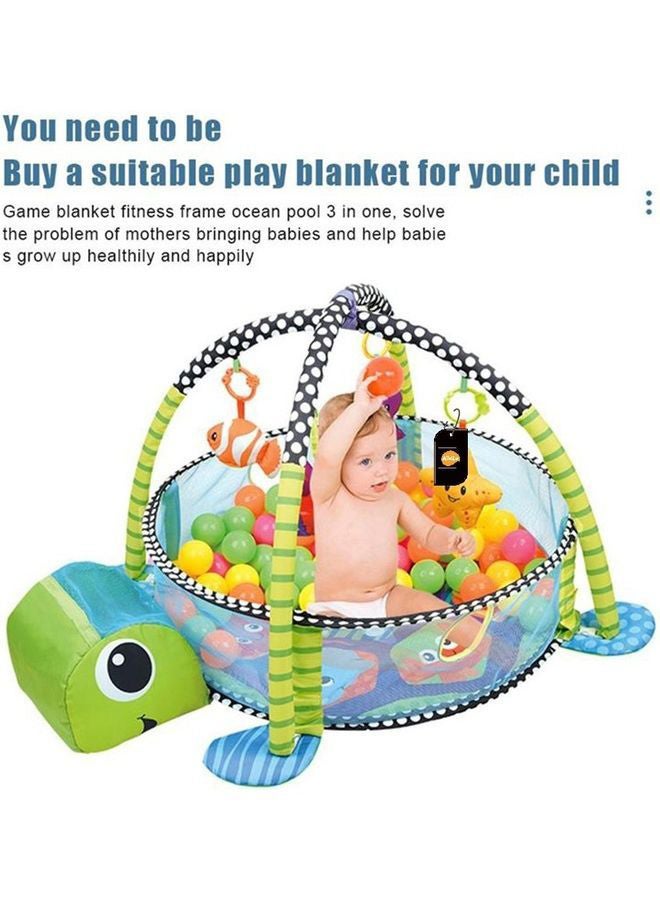 Multifunctional Baby Activity Fitness Ball Game Mat Baby Educational Toy Carpet Ocean Ball 70x95x50cm