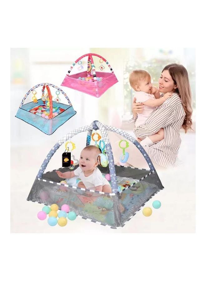 Baby Fitness Frame Crawling Game Blanket Puzzle Multi-Function Fence Mat 80x80x50cm