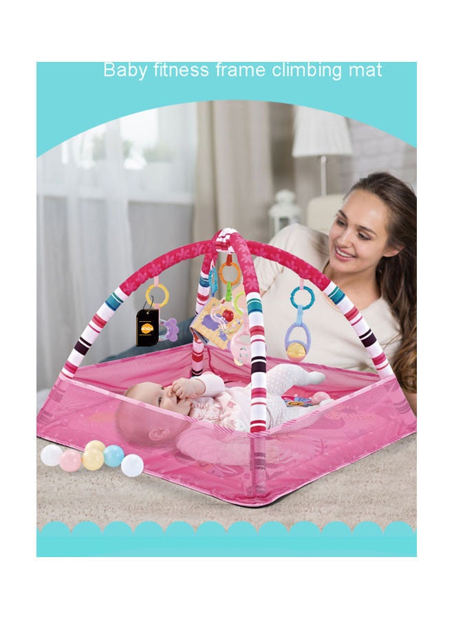 Baby Fitness Frame Crawling Game Blanket Puzzle Multi-Function Fence Mat 80x80x50cm