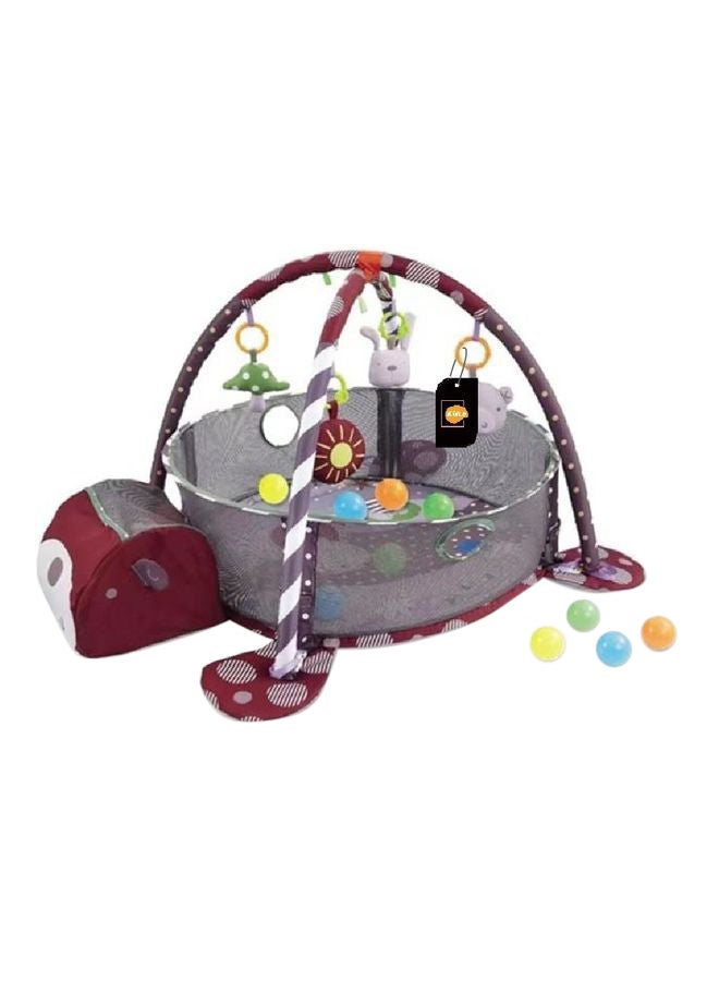 3 In 1 Kids Plays Mat Gym Activity Hanging Toys Balls Infant Floor Crawling 95x70x50cm