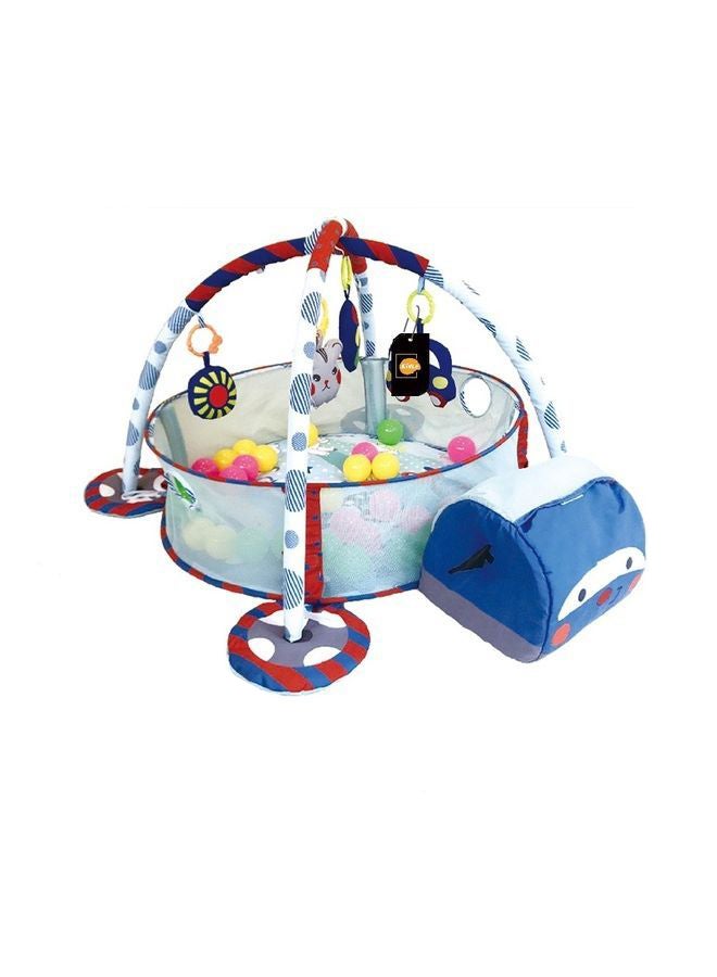 3 In 1 Baby Plays Mat Gym Activity Hanging Toys Balls Infant Floor Crawling 95x70x50cm