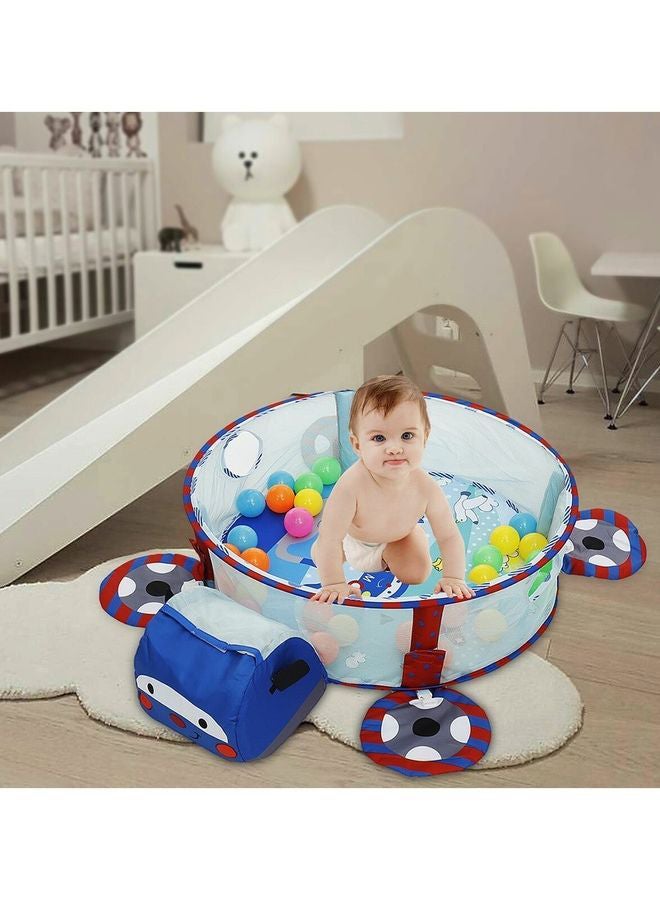 3 In 1 Baby Plays Mat Gym Activity Hanging Toys Balls Infant Floor Crawling 95x70x50cm