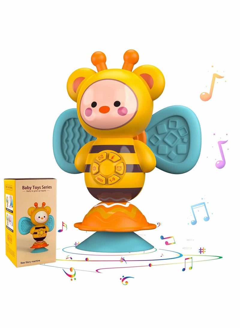 Yellow Bee Toy with Music and LED Lights Infant Light Up Toys
