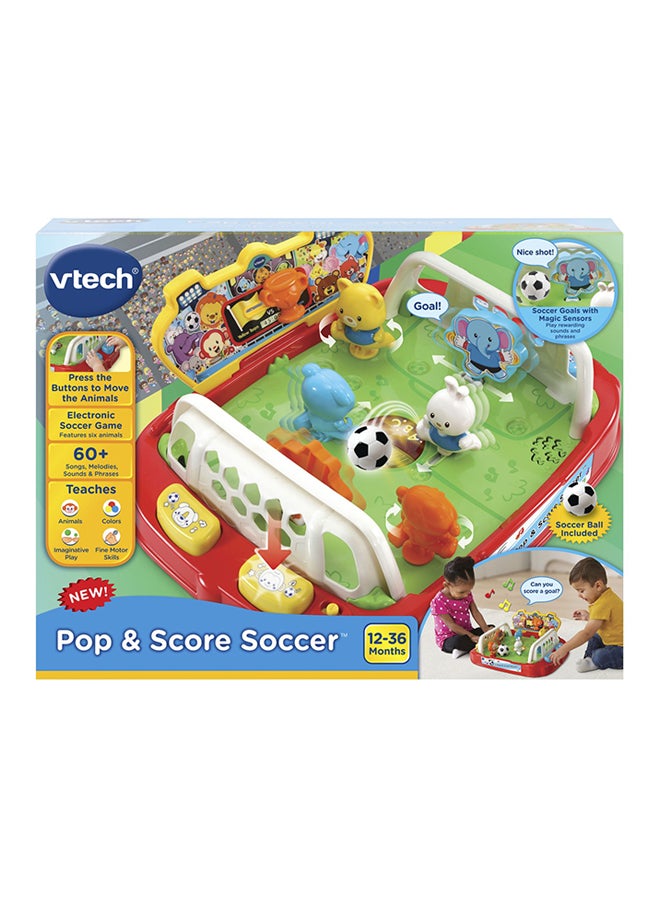 Press And Score Soccer Toy for 12-36 Months - 80-503803 30.5x40x11.6cm