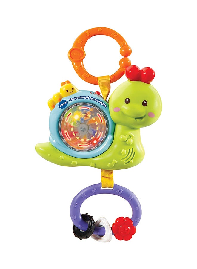 Giggle & Go Snail, My Tourni Rigolo Toy for 3-24 Months - 508505 13.4x5x21cm 13.4x5x21cm