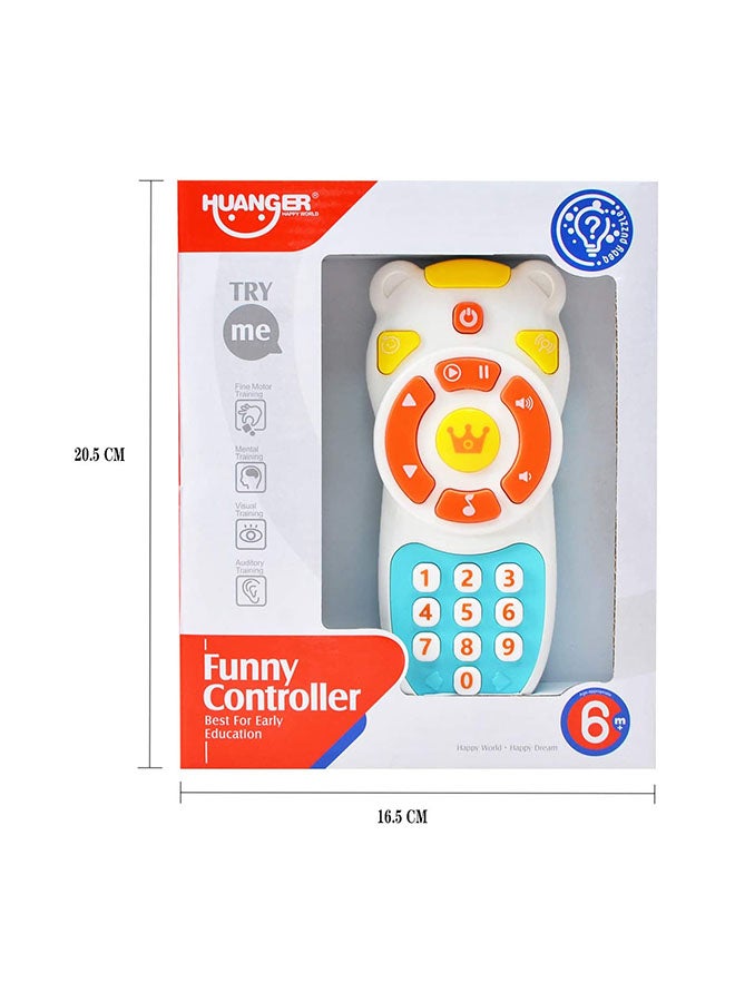 Music Baby Controller Toy For Toddlers And Babies 20 Simulation Button With 9 Different Channels 16.5x4.5x20.5cm