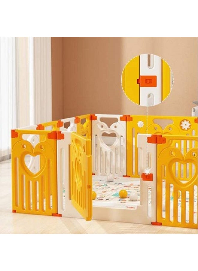 Indoor Foldable Plastic Fence For Baby 148x155x62cm