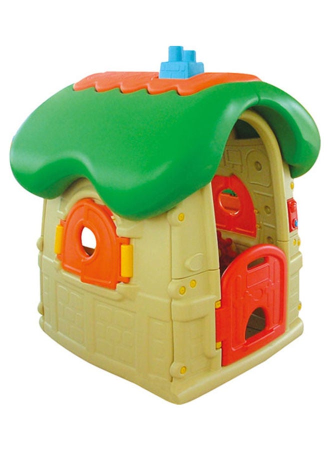 Mushroom Cottage Kids Amusement Plastic Toys Sets 126X120X150cm