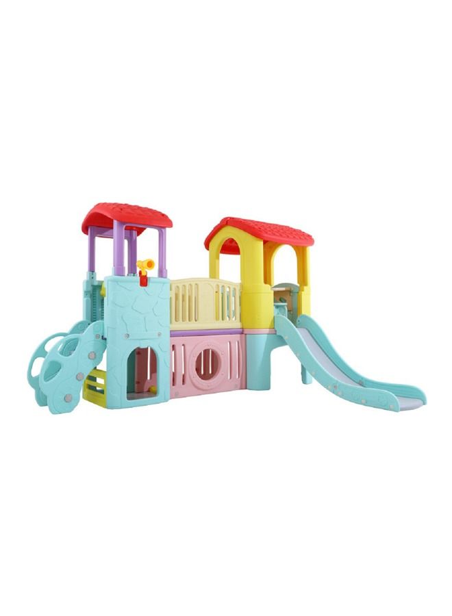 Kids Playhouses Plastic Slide Combination Colorful Indoor Playground Equipment