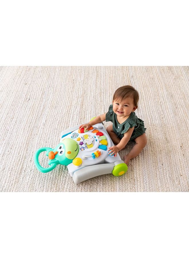 Sit, Walk & Play 3-In-1 Walker/Entertainment/Activity Table For Baby From 6-36 Months - Multicolour