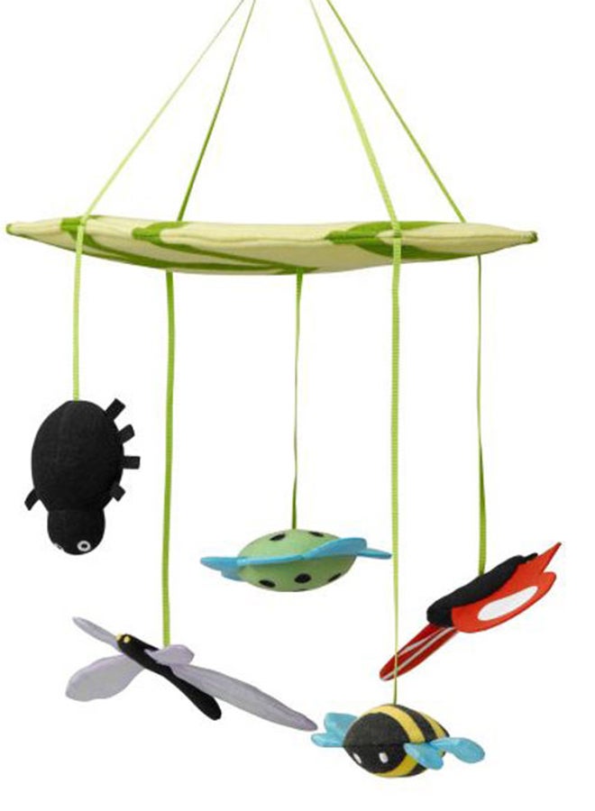 Multiple Hanging Rattle Toys