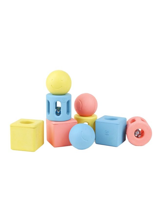 9-Piece Geometric Rattle Trio Set E0456