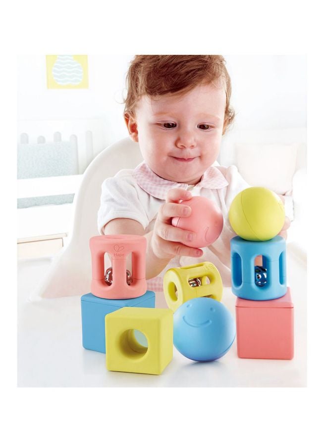 9-Piece Geometric Rattle Trio Set E0456