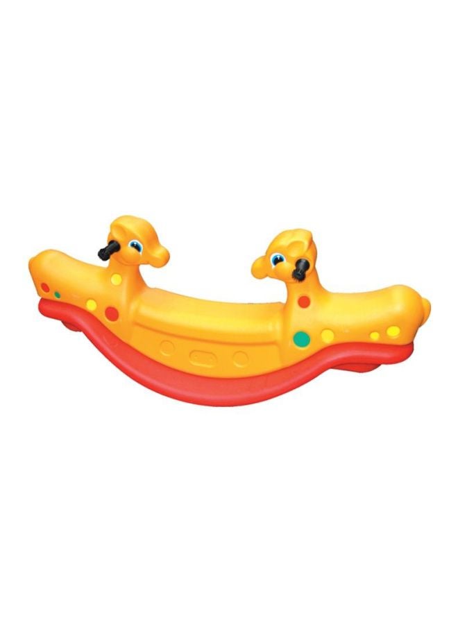 Double Seats Deer Rocking Horse 125x40x45cm