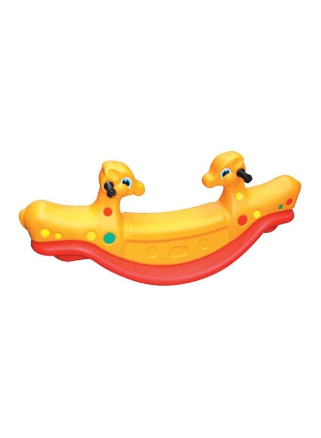 Double Seats Deer Rocking Horse 125x40x45cm