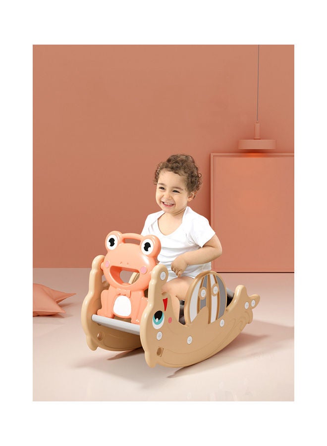 2-In-1 Multifunctional Cartoon Rocking Horse Slide