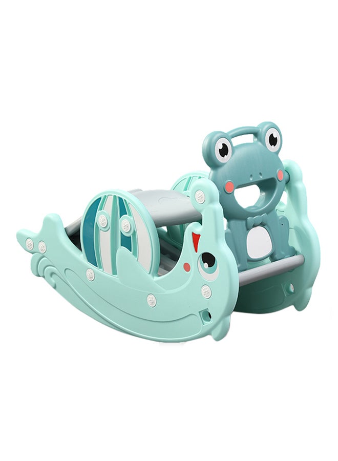 Indoor Plastic 2 In 1 Rocking Horse Slide 102x34x47cm