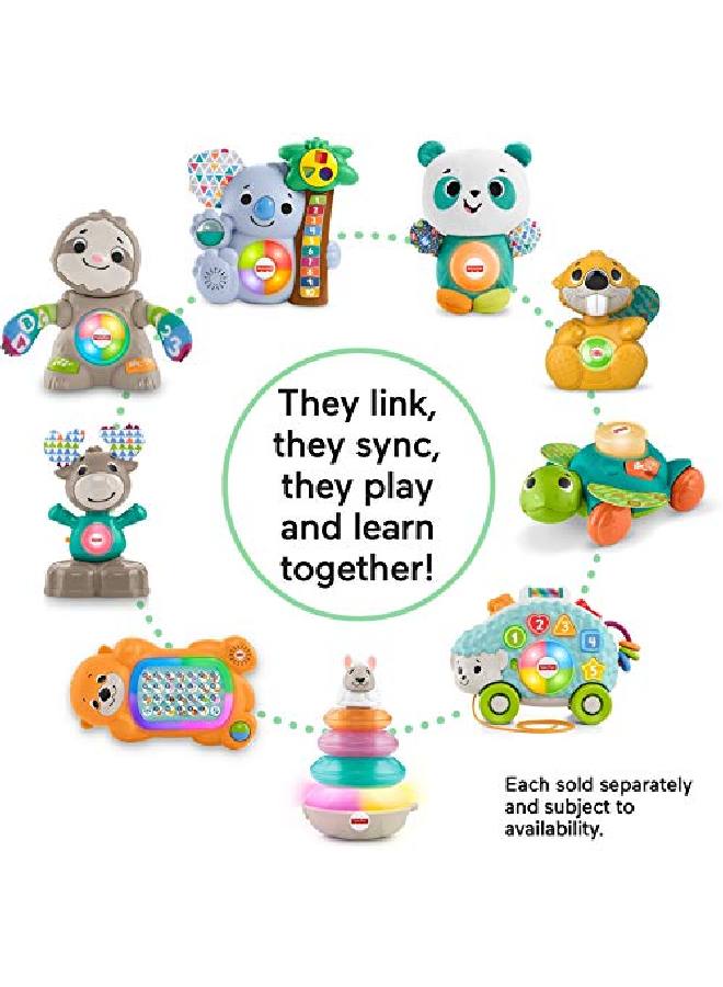 Fisherprice Linkimals Sittocrawl Sea Turtle, Lightup Musical Crawling Toy For Baby, Multi Color