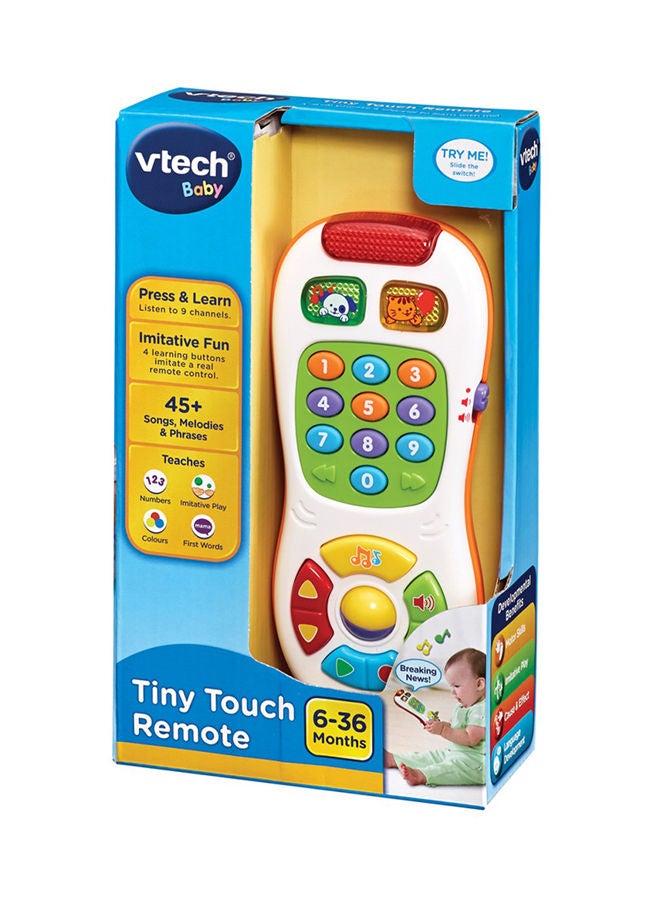 Tiny Touch Remote Toy- 4 Learning Button And 45+ Songs, Melodies And Phrases 150303