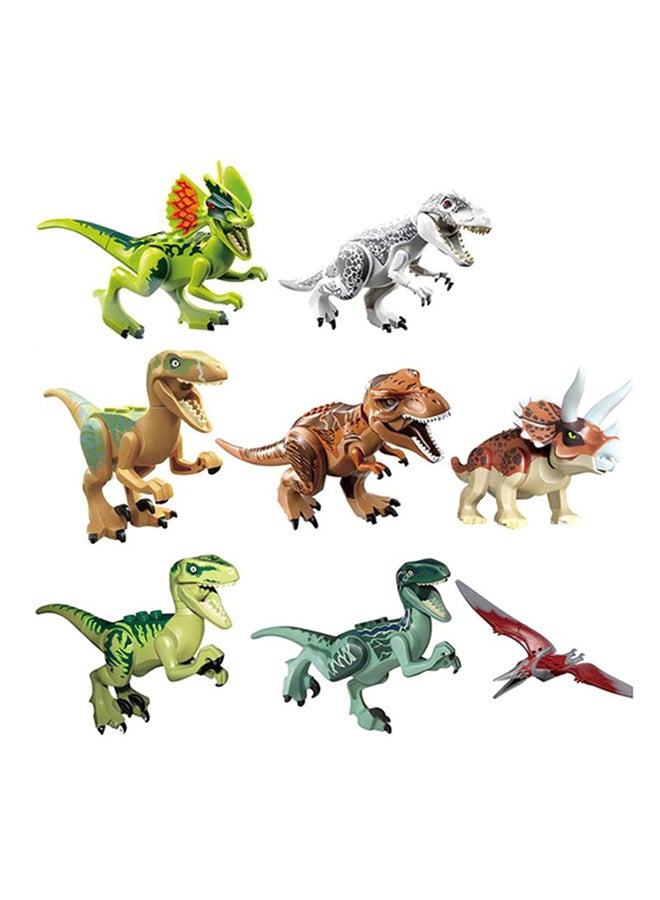 8-Piece Jurassic World Park Dinosaurs Figure Set 3inch
