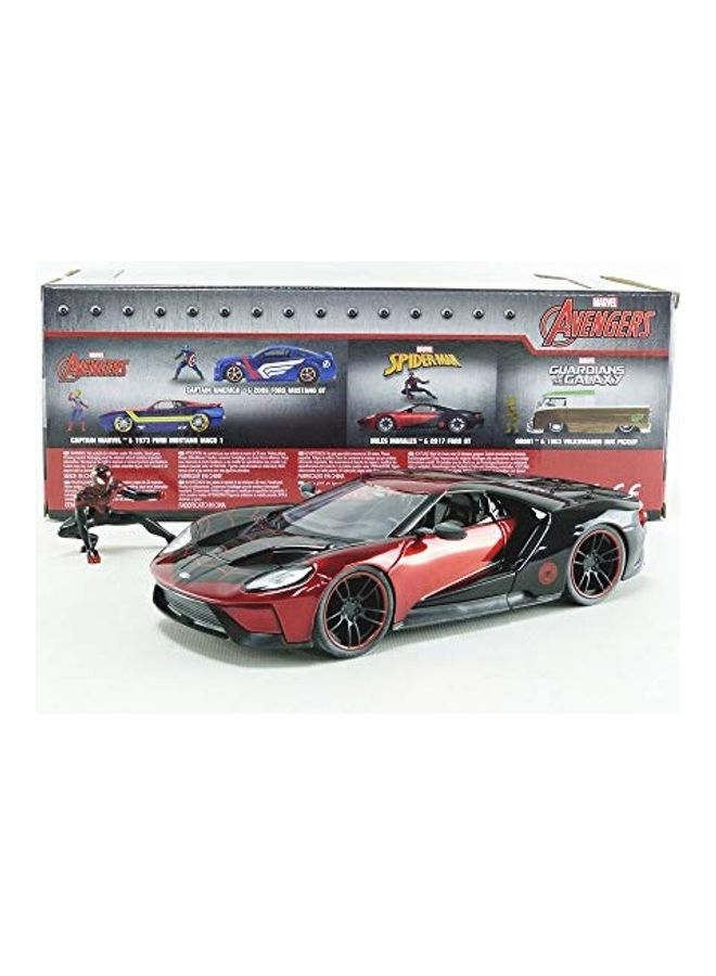 Ford GT Die-cast Car with Miles Morales Spider-Man Figure