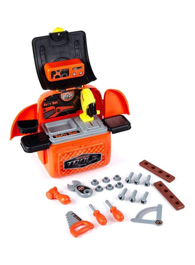 2-In-1 Deluxe Tools Set with Box for Kids